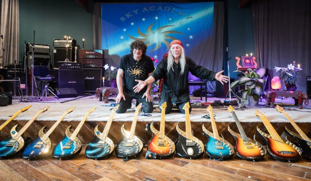 Musicians taking part in a Sky Academy session