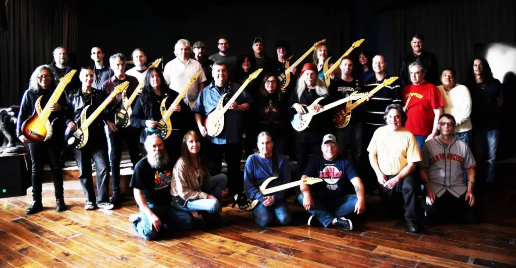 Uli Jon Roth and participants during Sky Academy 2024