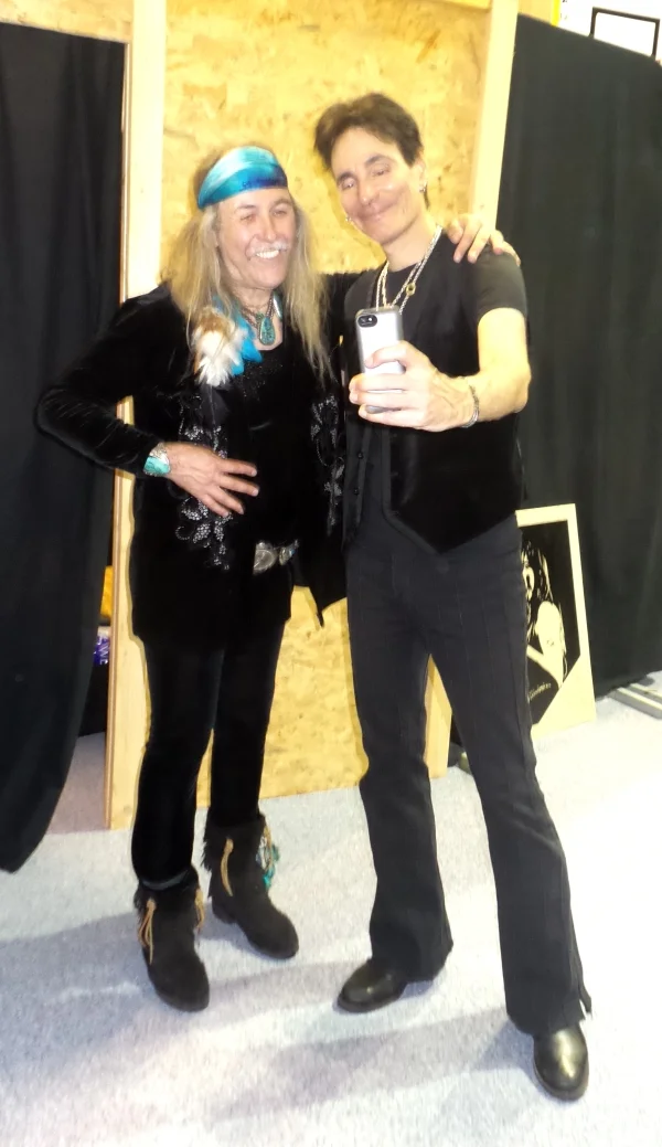 Uli Jon Roth and Steve Vai at Guitare en Scène 2014